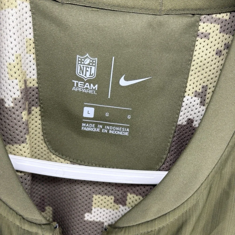 Nike Mens New York Giants Salute to Service Hybrid Jacket Mens Large Army Green
